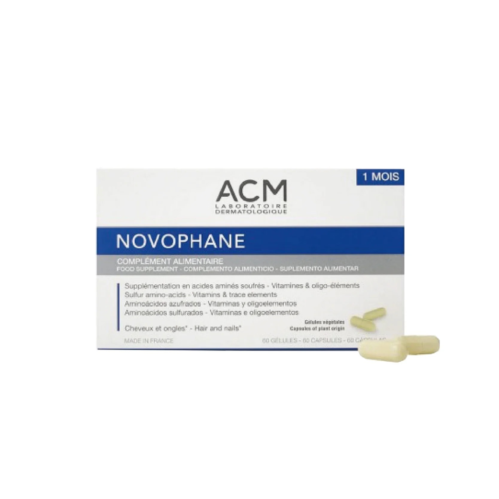 ACM NOVOPHANE CÁPSULAS X 60U