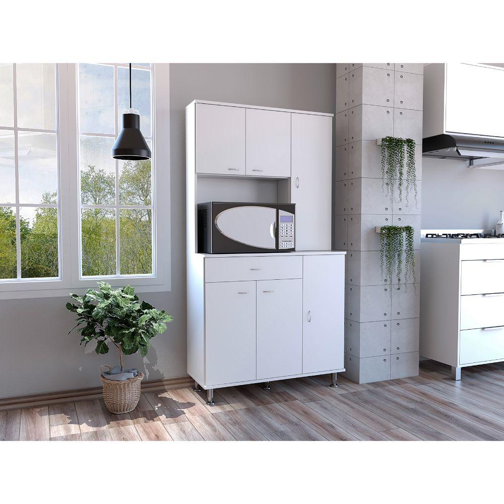 ALACENA BAGAN, BLANCO, CON UN CAJÓN Y SEIS PUERTAS BATIENTES ZF - Image 3