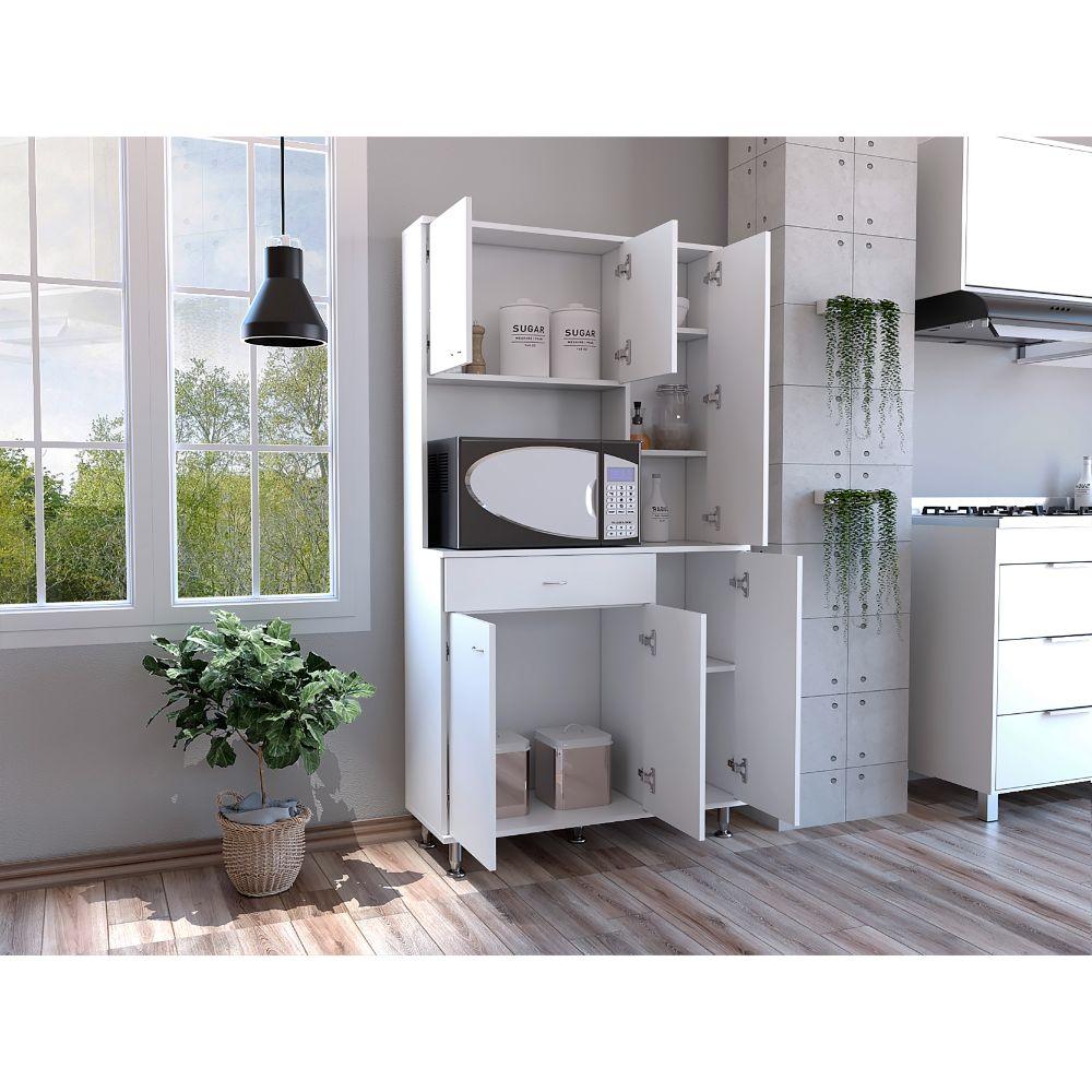 ALACENA BAGAN, BLANCO, CON UN CAJÓN Y SEIS PUERTAS BATIENTES ZF - Image 4