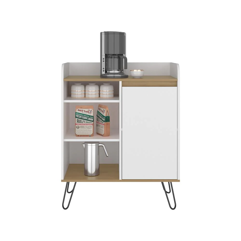 Alacena Espresso, Kronos Blanco y Kronos Fresno, Con gran espacio de almacenamiento Funcional ZF - Image 2