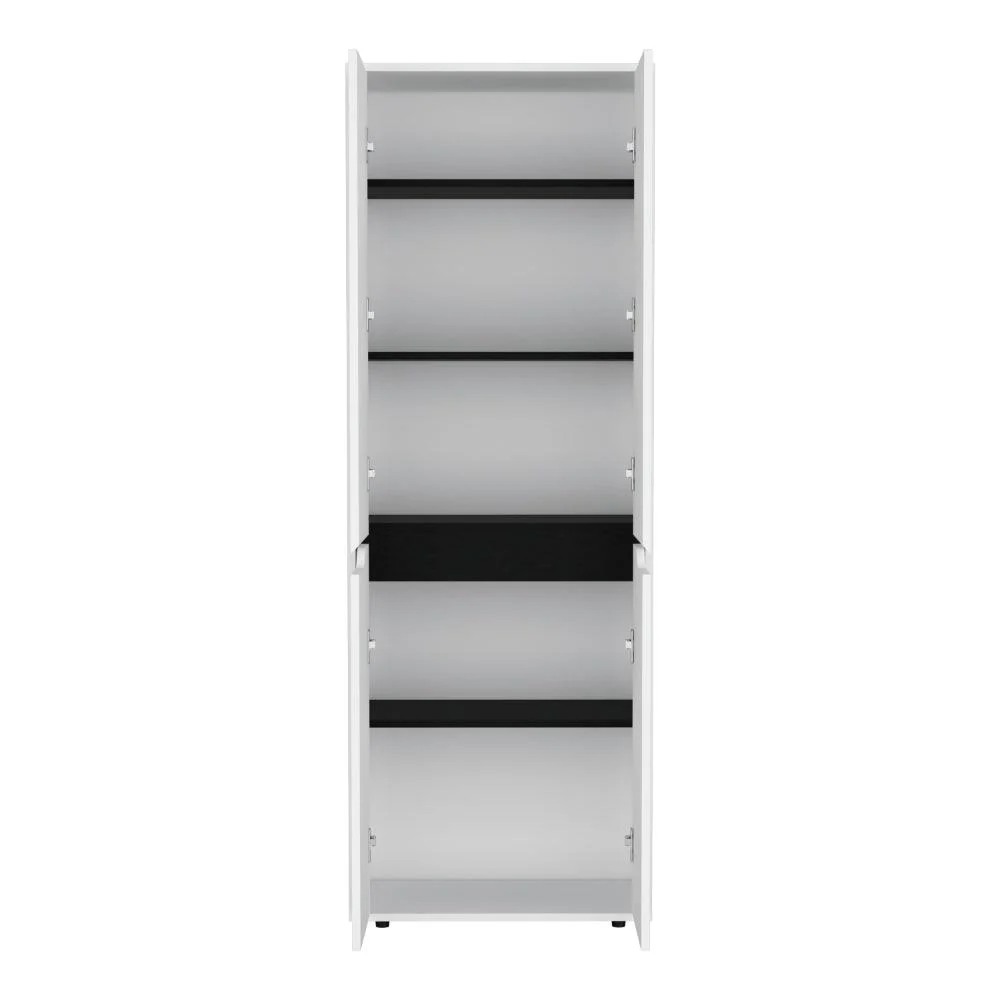 ALACENA GERG, BLANCO Y WENGUE, CON ESPACIO PARA GUARDAR INSUMOS Y UTENSILIOS DE COCINA ZF - Image 5