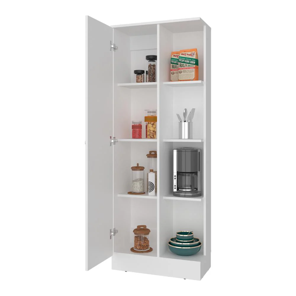Alacena Multiusos Atol, Kronos Blanco, Con puerta abatible y amplio espacio de almacenamiento ZF - Image 2
