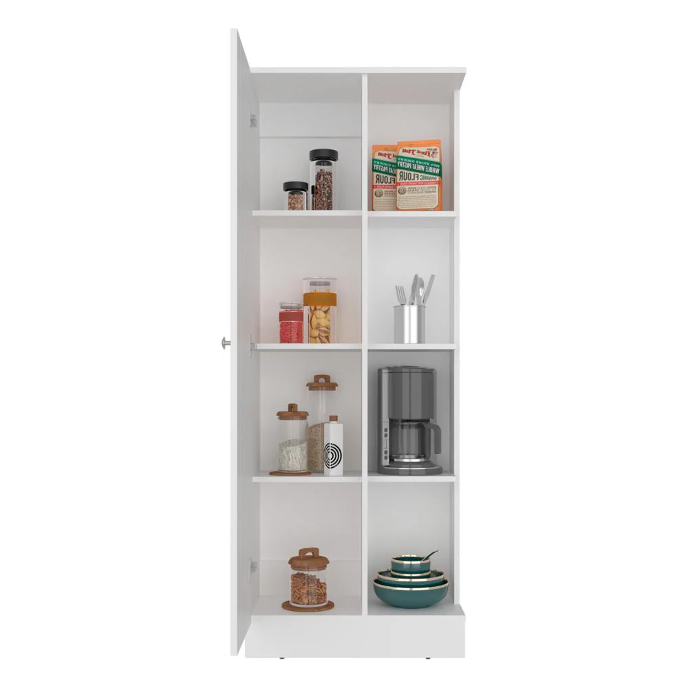 Alacena Multiusos Atol, Kronos Blanco, Con puerta abatible y amplio espacio de almacenamiento ZF - Image 3