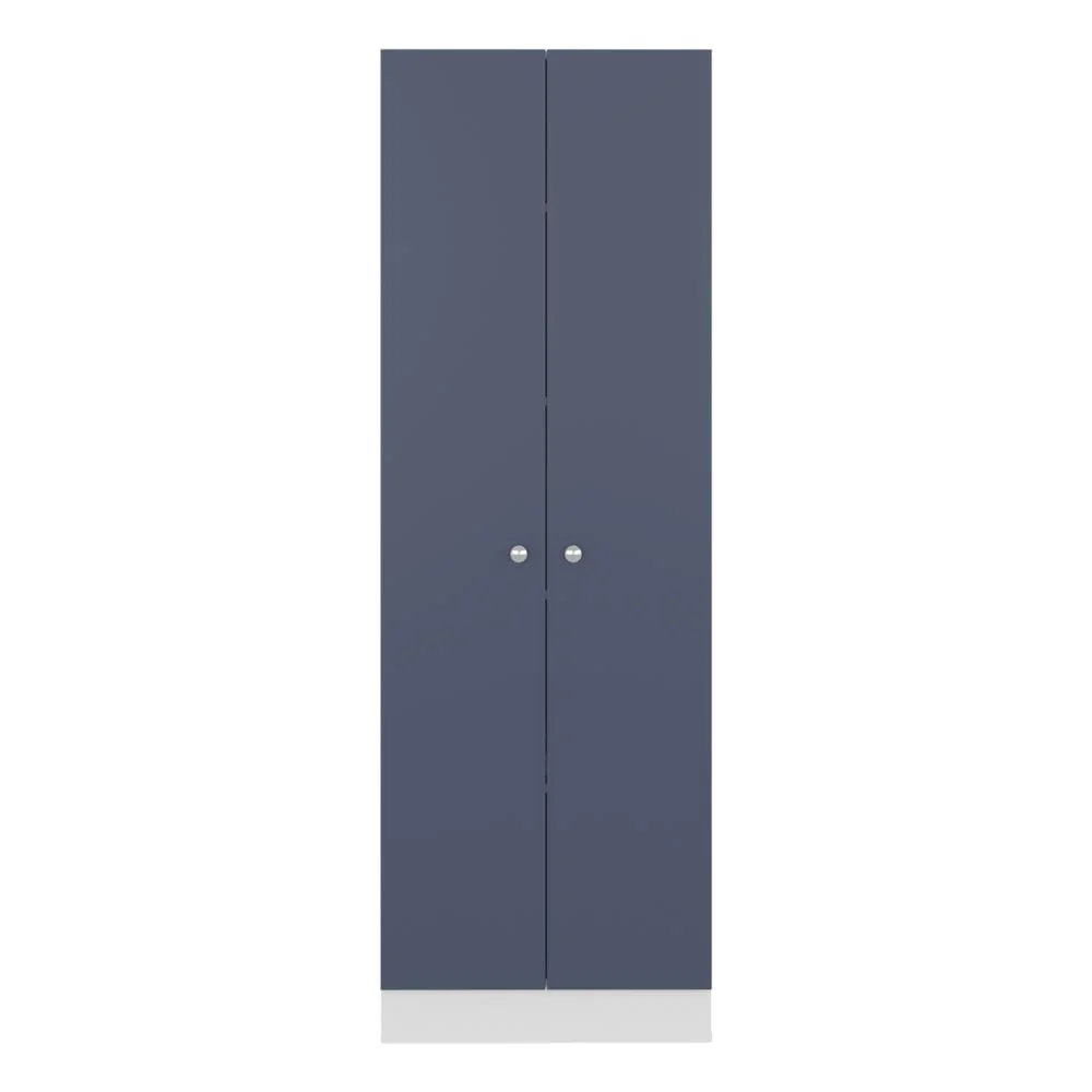 ALACENA MULTIUSOS BENNA, BLANCO KRONOS Y AZUL, CON VARIEDAD DE ENTREPAÑOS - Image 6