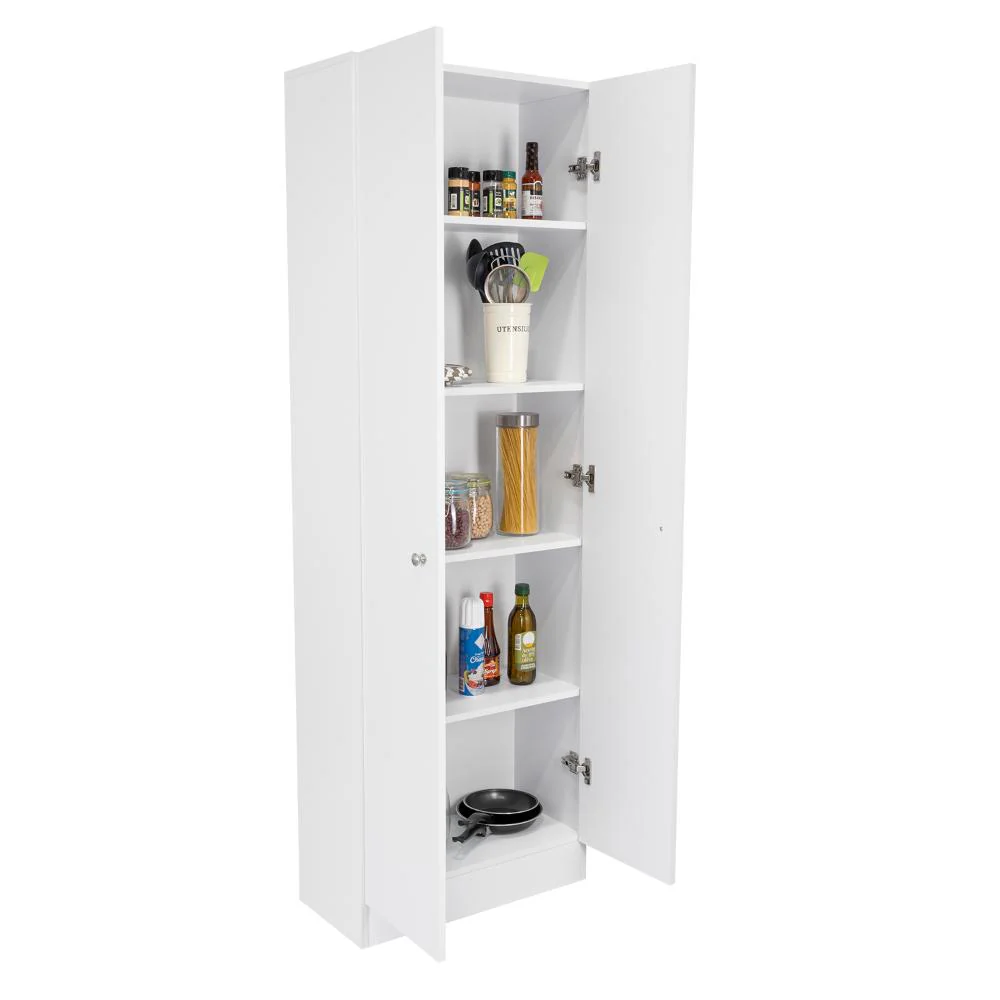 ALACENA MULTIUSOS BENNA, BLANCO DUQUEZA, CON VARIEDAD DE ENTREPAÑOS     ZF