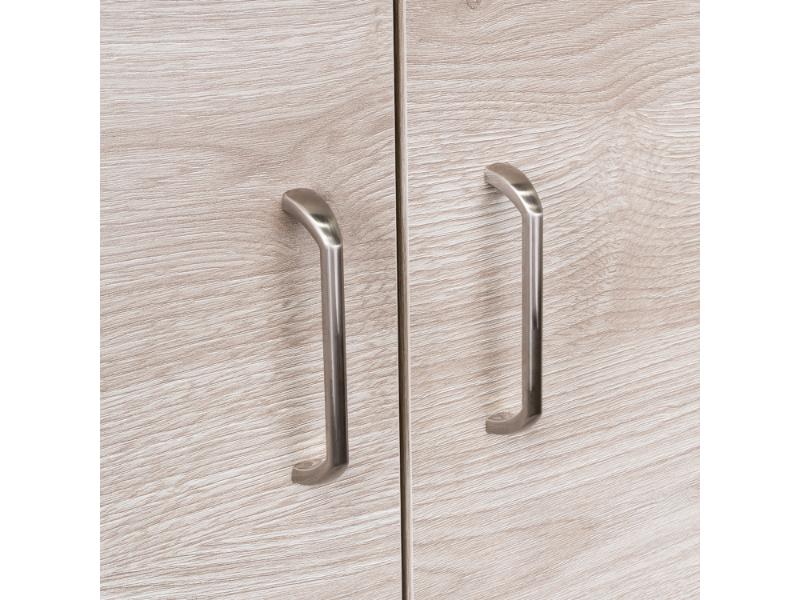 ALACENA MULTIUSOS VARESE, BARDOLINO Y BLANCO VAINILLA, POSEE UN ESTANTE ADICIONAL EN LA PUERTA Y CUATRO ENTREPAÑOS - Image 9