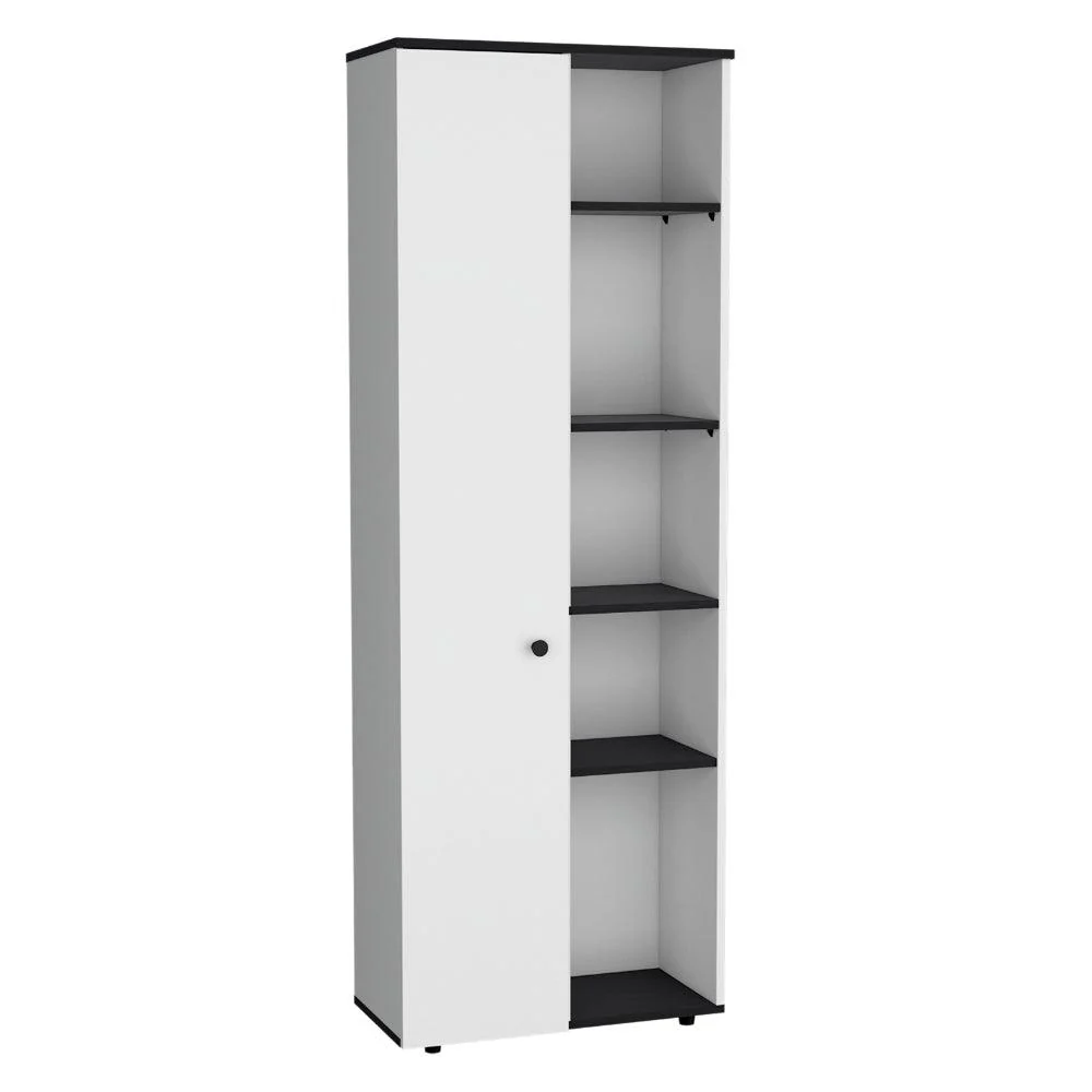 ALACENA MULTIUSOS HORBIZ, BLANCO Y WENGUE, CON ESPACIO PARA GUARDAR INSUMOS ZF - Image 5