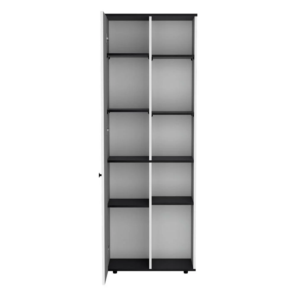 ALACENA MULTIUSOS HORBIZ, BLANCO Y WENGUE, CON ESPACIO PARA GUARDAR INSUMOS ZF - Image 6