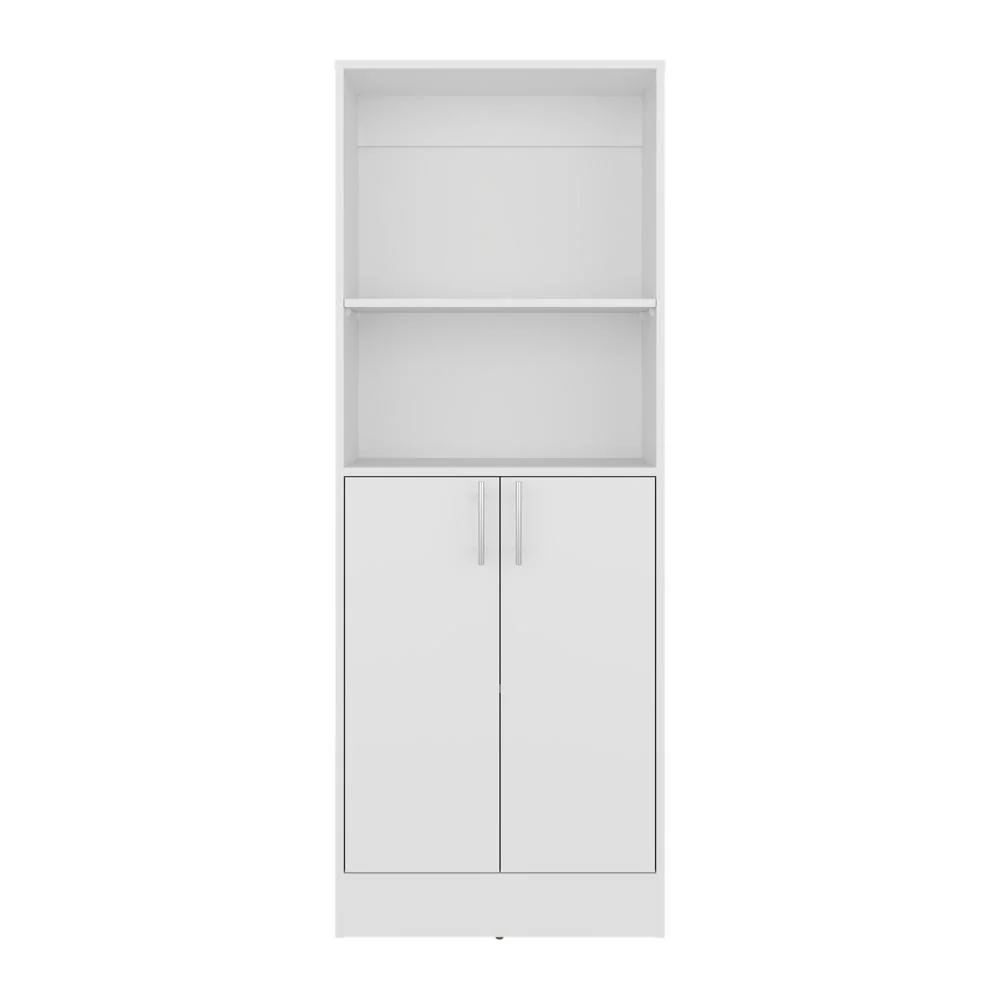 Alacena Multiusos Juko, Kronos Blanco, Con dos puertas abatibles, con entrepaños y amplio almacenamiento ZF - Image 8