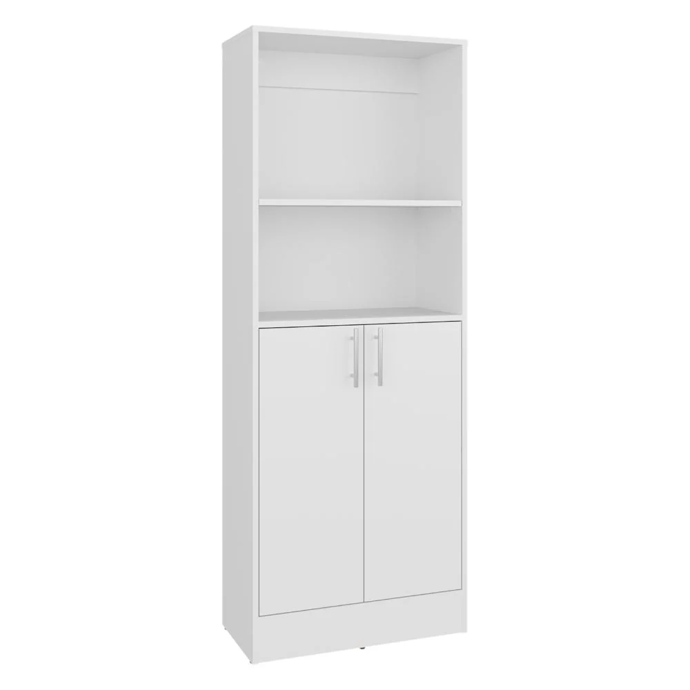 Alacena Multiusos Juko, Kronos Blanco, Con dos puertas abatibles, con entrepaños y amplio almacenamiento ZF - Image 9