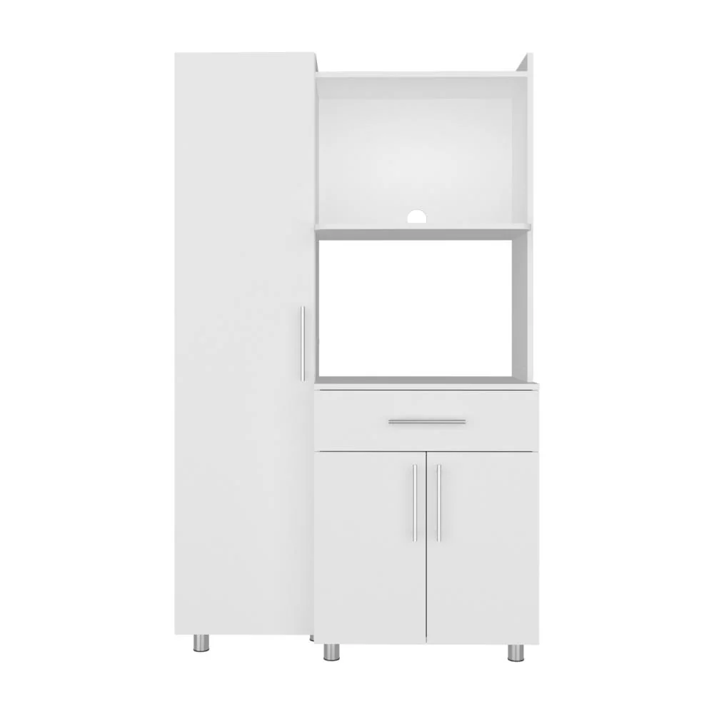 Alacena Multiusos Panter, Kronos Blanco, Amplios espacio de almacenamiento, con patas y manijas metálicas ZF - Image 7