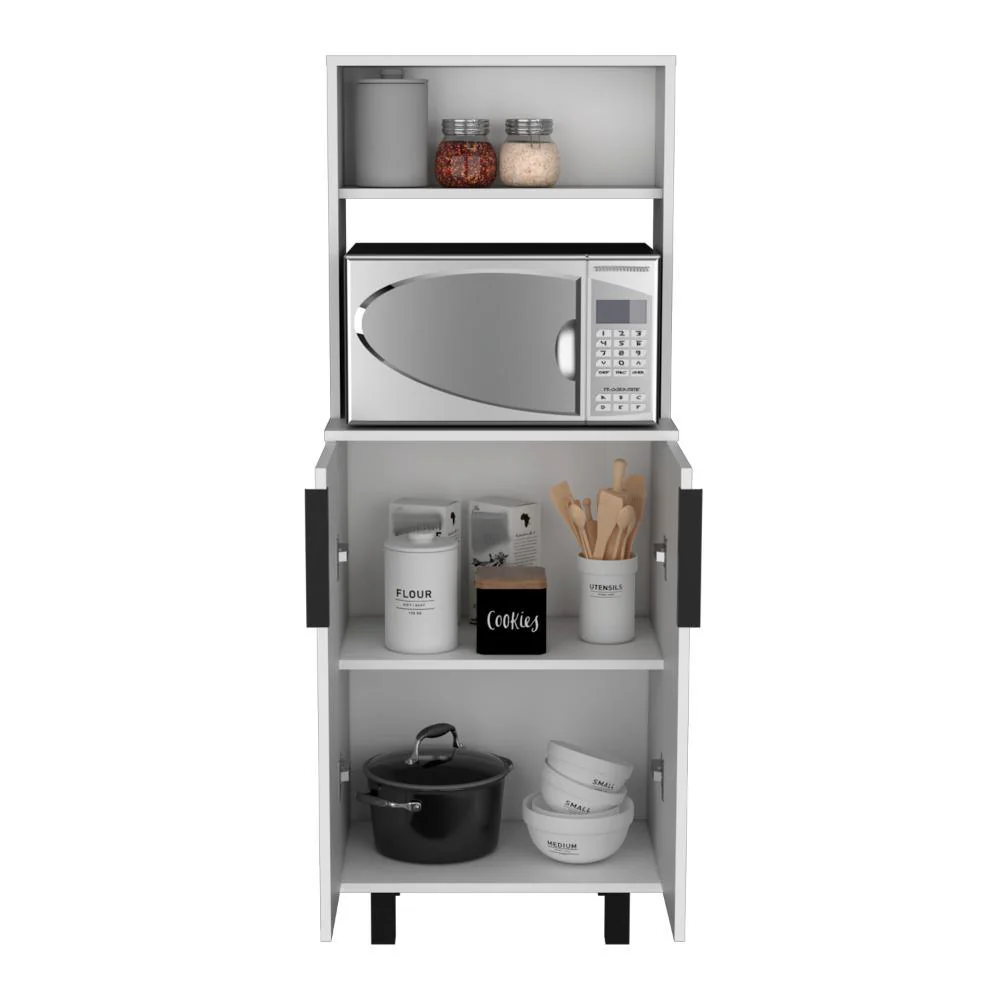 ALACENA OSHAWA, BLANCO, CON SUPERFICIE PARA UBICAR OBJETOS Y DOS PUERTAS - Image 3