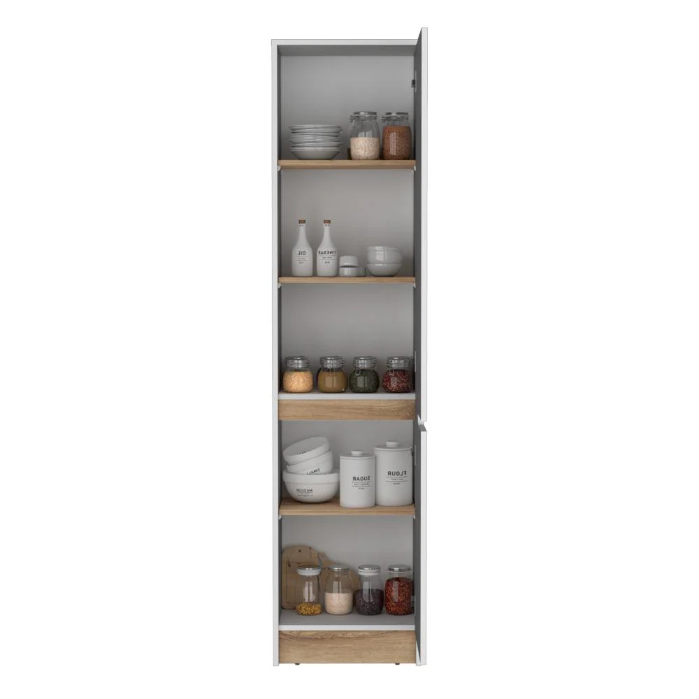 ALACENA SOLER, BLANCO Y MACADAMIA, CON DOS PUERTAS ABATIBLES - Image 3