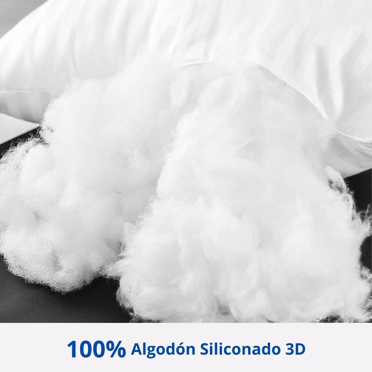 Almohada siliconada con funda 50x70cm Set x2 - Image 6
