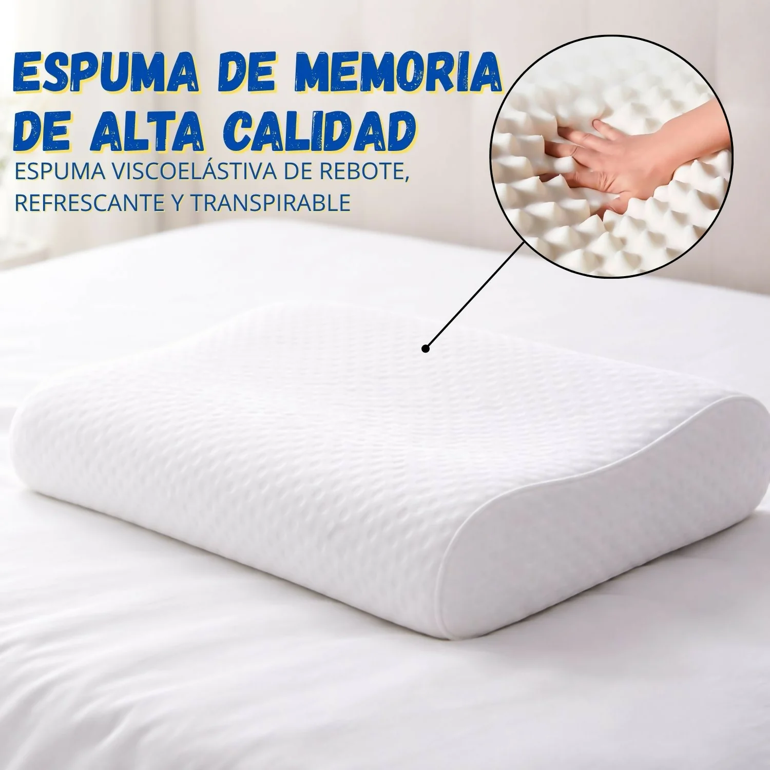 Almohada viscoelastica antiestres cervical - Image 2