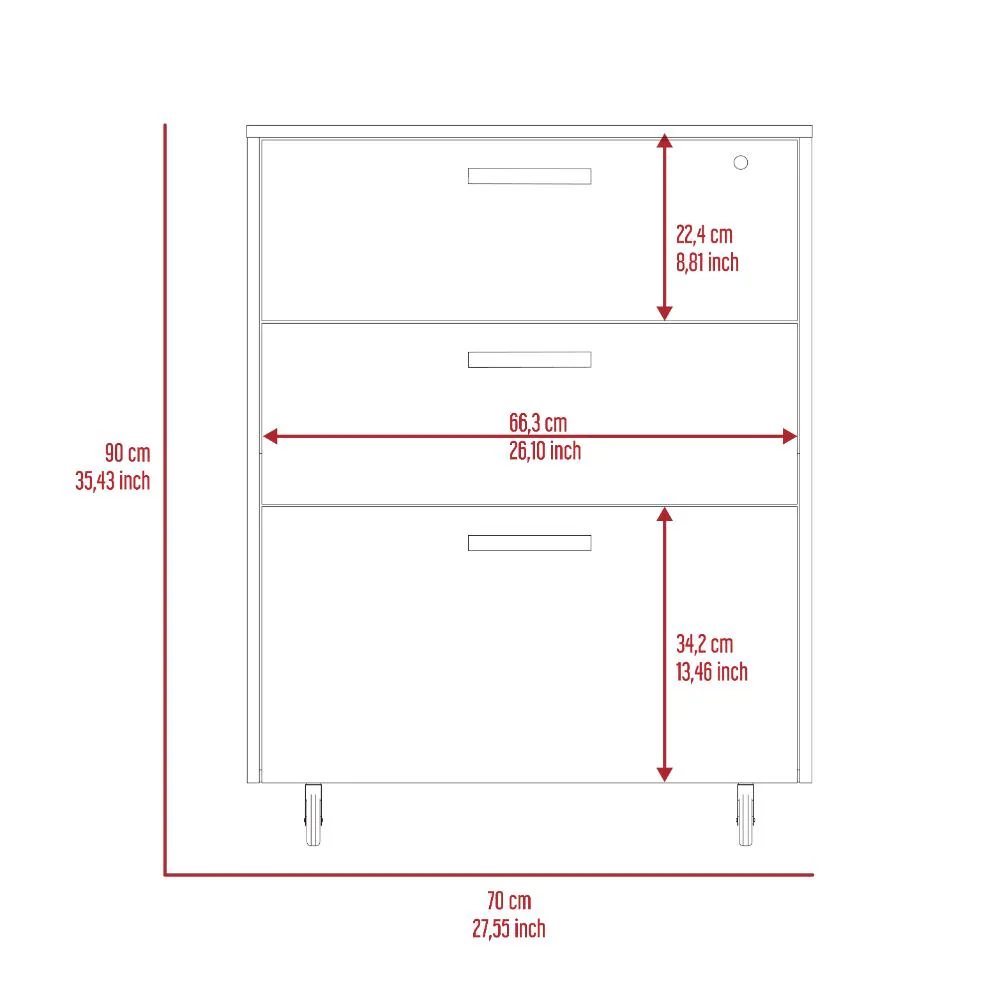 ARCHIVADOR MULTIUSOS MARTIN, WENGUE, CON CERRADURA Y LLAVE PARA PUERTA - Image 13