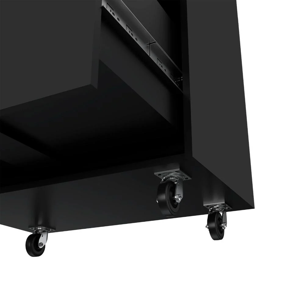 ARCHIVADOR MULTIUSOS MARTIN, WENGUE, CON CERRADURA Y LLAVE PARA PUERTA - Image 9