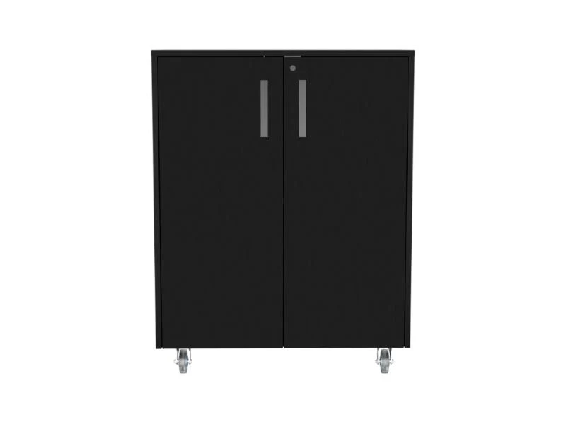 ARCHIVADOR MULTIUSOS SÁNDALO, WENGUÉ, CON CERRADURA Y LLAVE PARA PUERTA