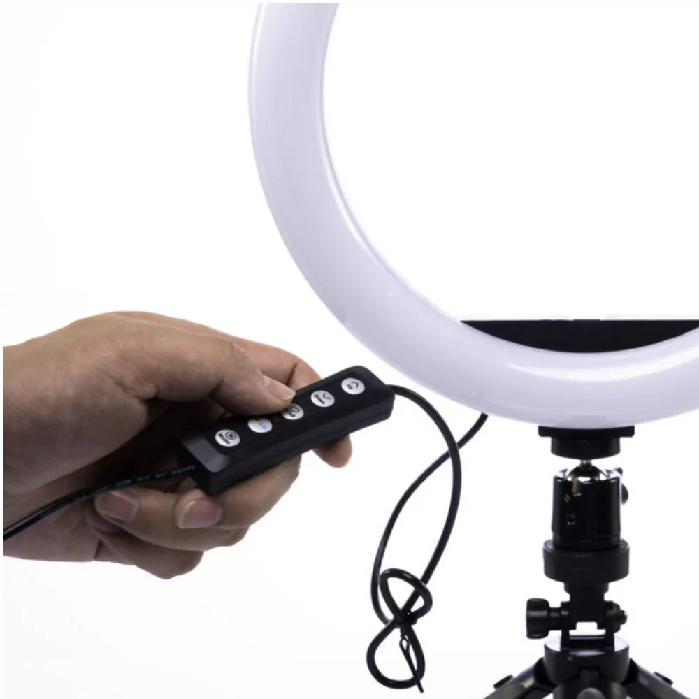 ARO DE LUZ 26 CM RGB LED CON TRÍPODE PROFESIONAL 2 MTS - Image 4