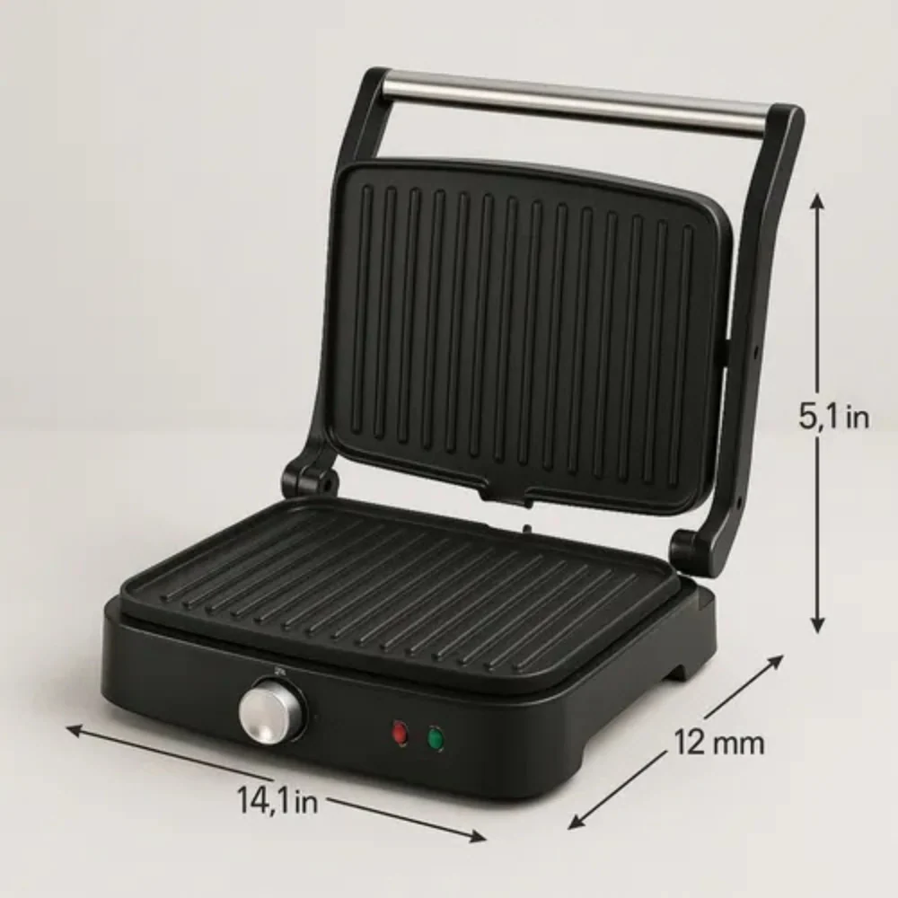 ASADOR ELÉCTRICO PARRILLA COCINA GOURMET ANTIADHERENTE SOKANY - Image 4