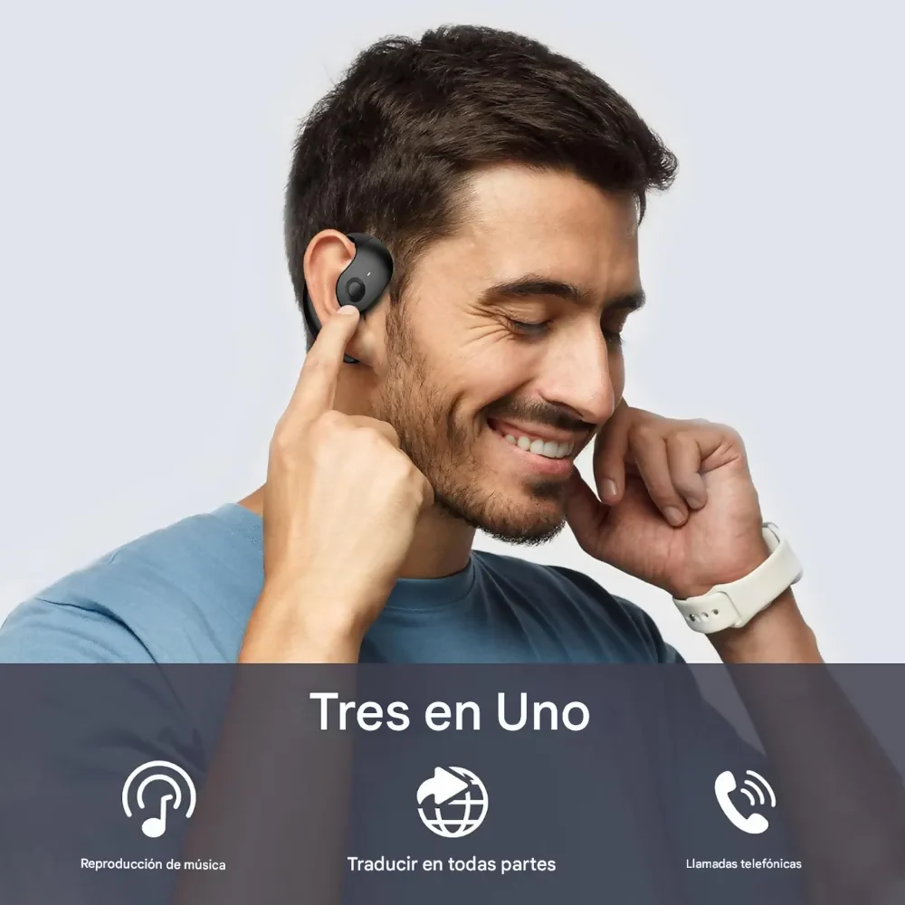 AUDÍFONOS TRADUCTORES IDIOMAS TIEMPO REAL BLUETOOTH 137 IDIO COLOR NEGRO - Image 5