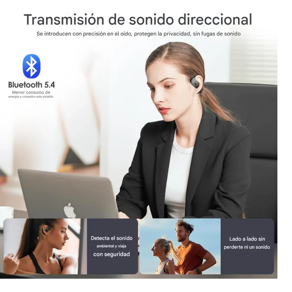 AUDÍFONOS TRADUCTORES IDIOMAS TIEMPO REAL BLUETOOTH 137 IDIO COLOR NEGRO - Image 8