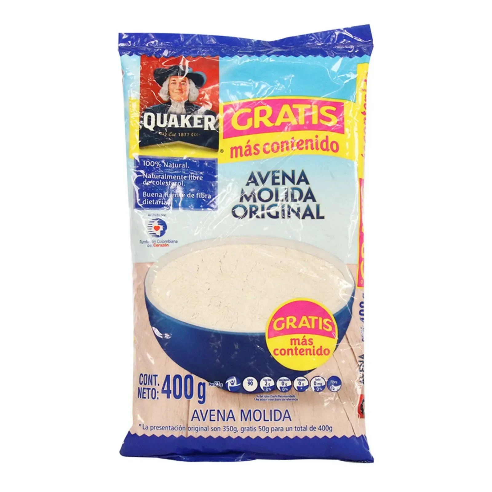 AVENA MOLIDA 400GR