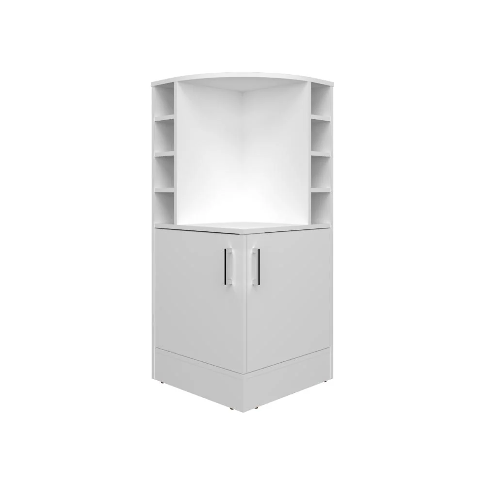 BAR BAJO JAKE, BLANCO, CON ESPACIO PARA ORGANIZAR LICORES ZF - Image 6
