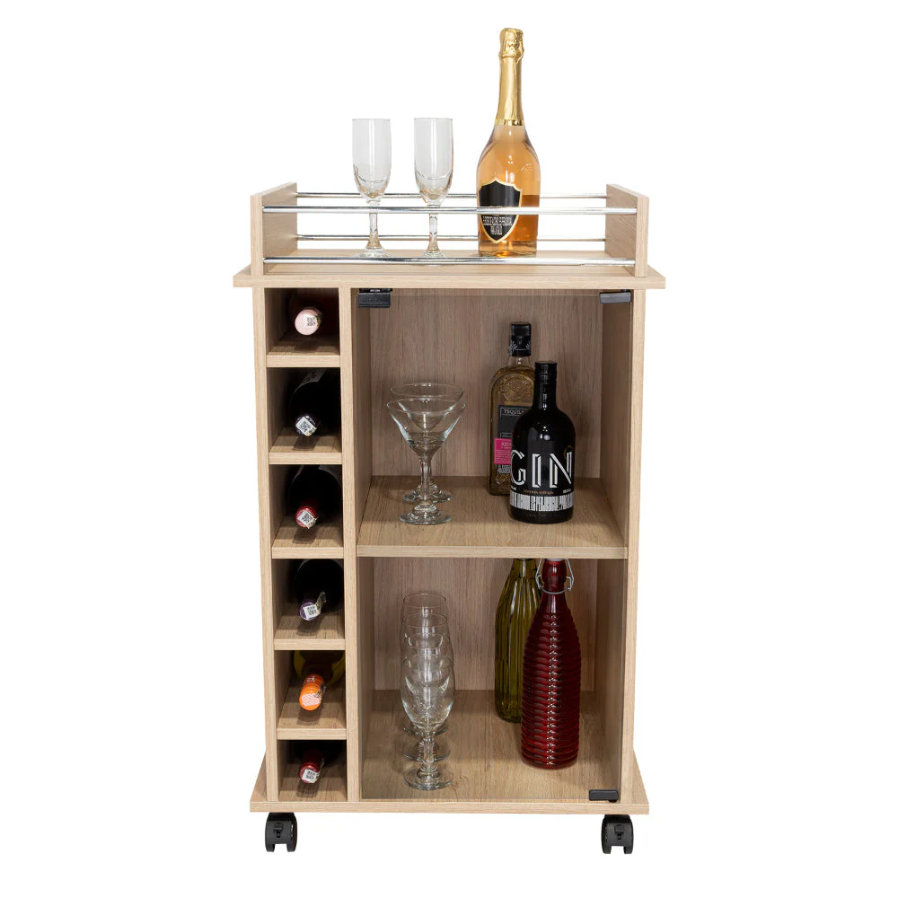 BAR DUKATY, BEIGE, CON RODACHINES PARA SU FĂCIL DESPLAZAMIENTO - Image 3