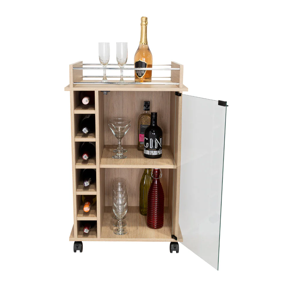 BAR DUKATY, BEIGE, CON RODACHINES PARA SU FĂCIL DESPLAZAMIENTO - Image 4