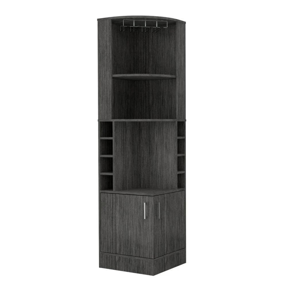 BAR ESQUINERO CELESTE, GRIS, CON DOS PUERTAS Y ESPACIO PORTA COPAS ZF - Image 6