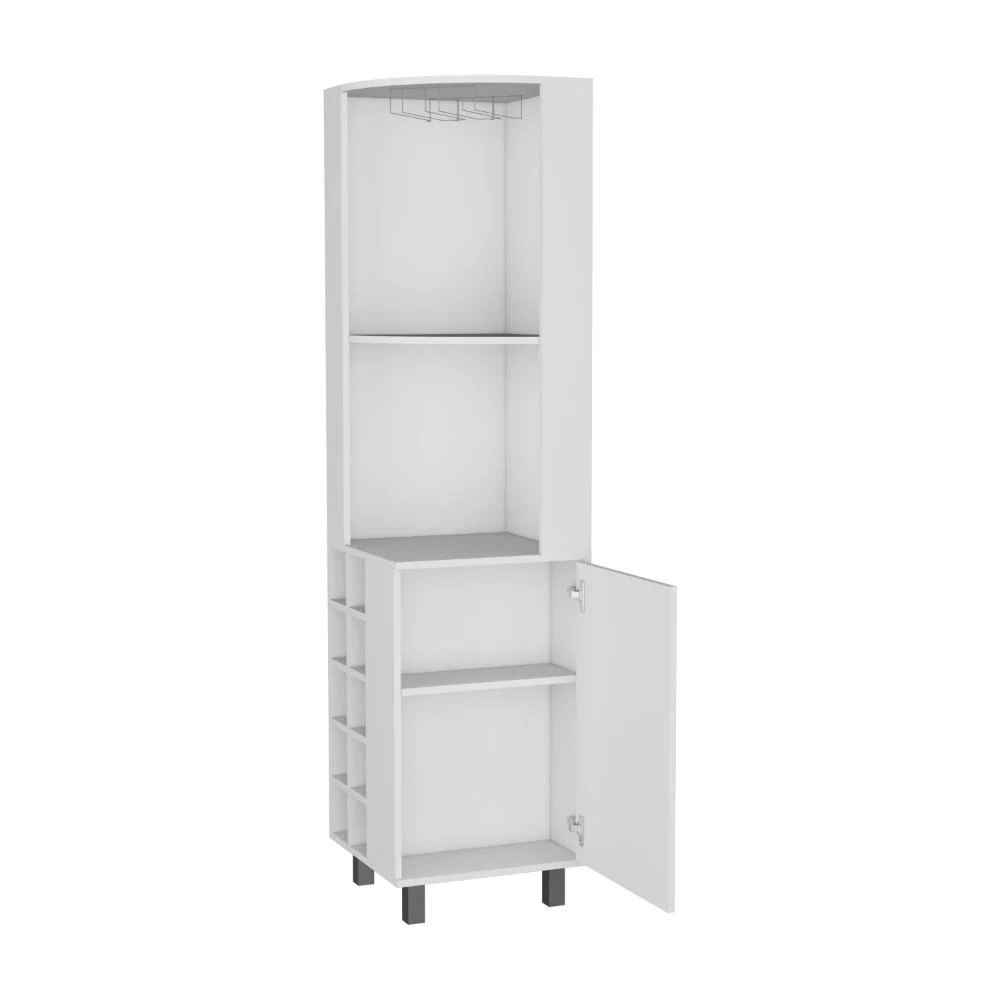 BAR ESQUINERO WESLEY, BLANCO, CON DOS ENTREPAÑOS Y PUERTA ZF - Image 6