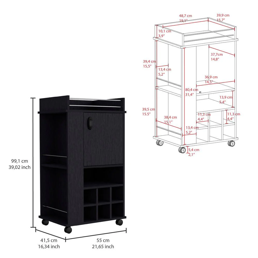 BAR FINLAND, WENGUE, CON AMPLIOS ESPACIOS PARA UBICAR BOTELLAS ZF - Image 7