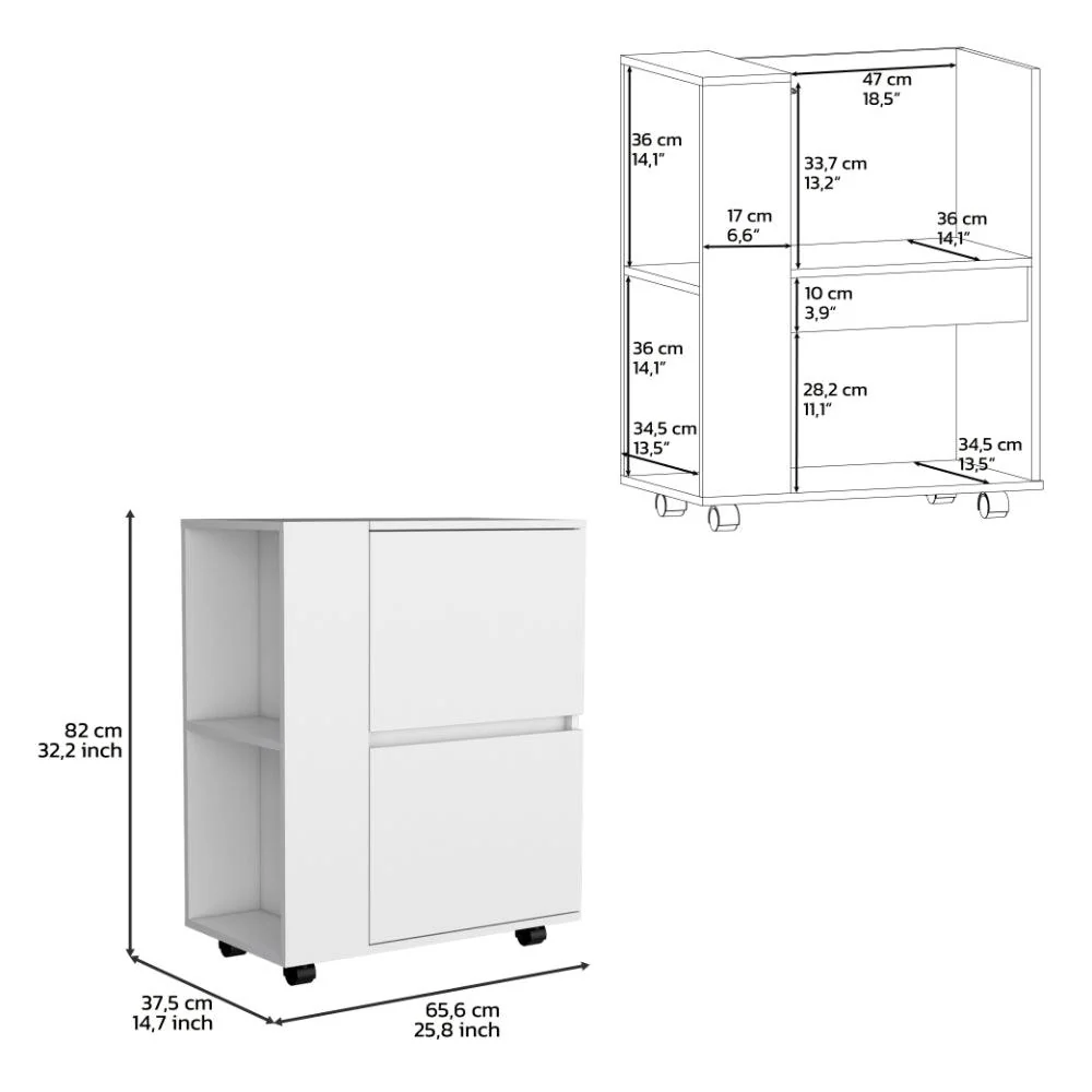 BAR GLASG, BLANCO, CON TRES PUERTAS ABATIBLES ZF - Image 7