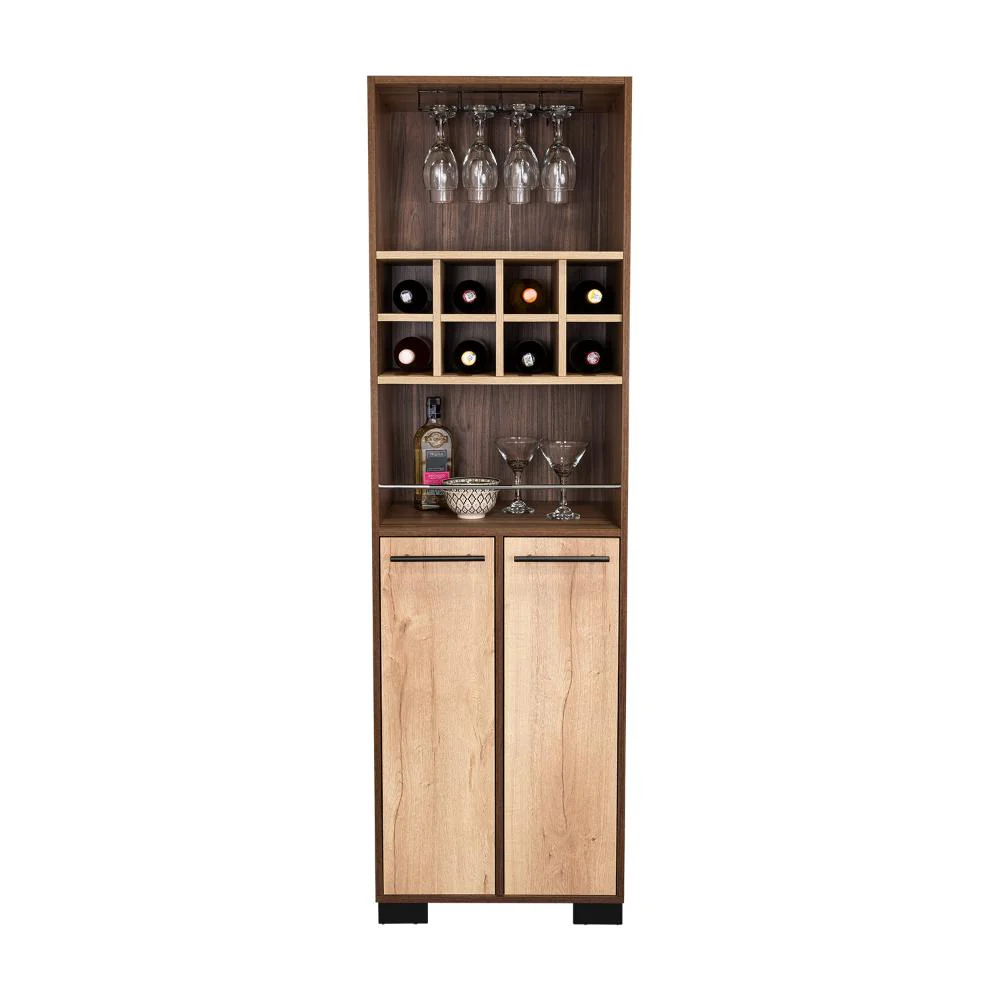 BAR MARSEL, CASTAÑO Y CAFÉ CLARO, 2 PUERTAS Y ESPACIO PARA PORTA COPAS - Image 3
