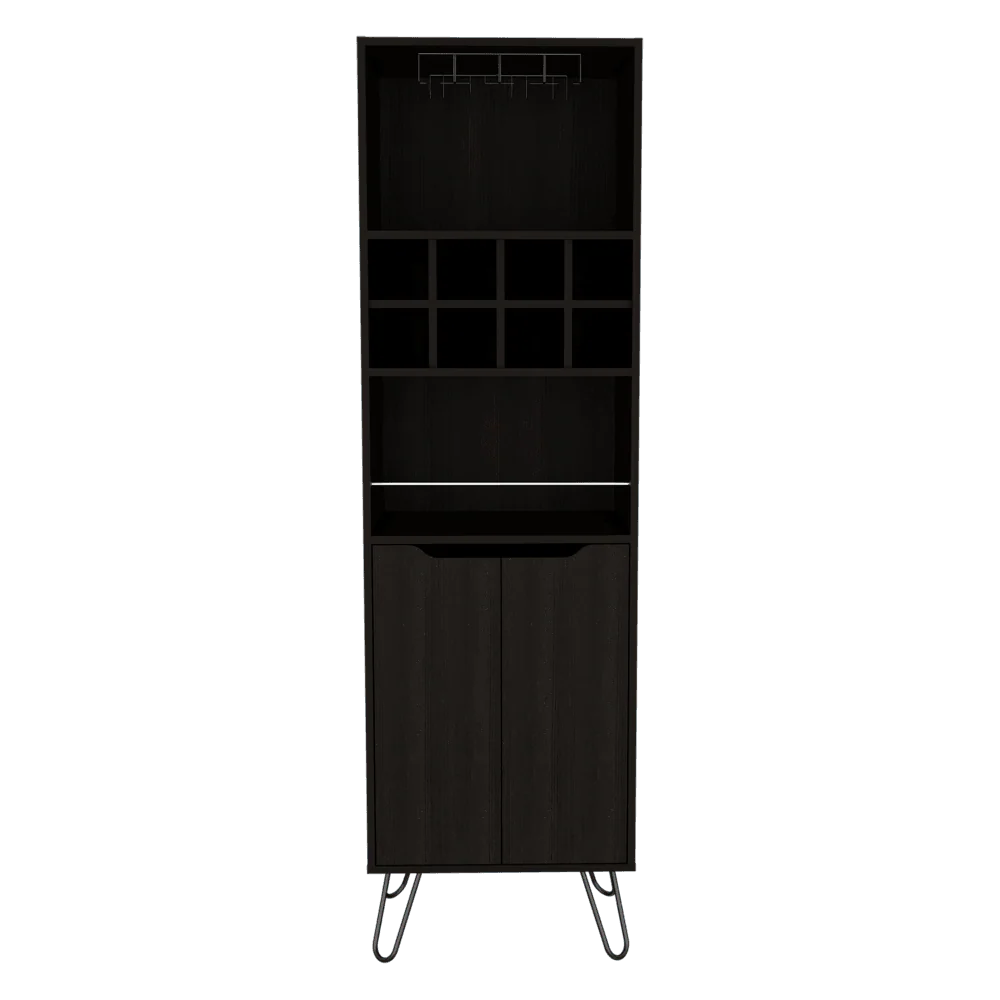 BAR SALEK, WENGUE, CON ESPACIO PARA BOTELLAS Y PORTACOPAS  ZF - Image 6
