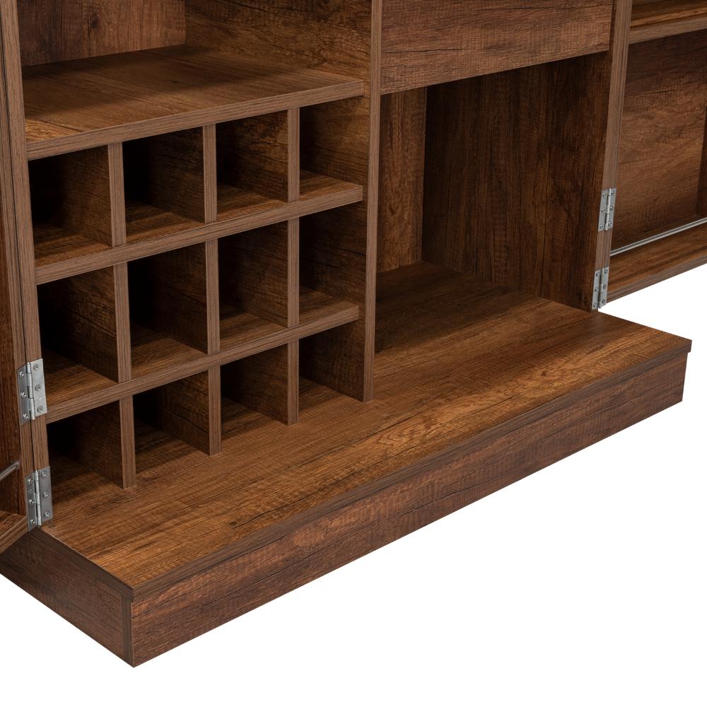 BAR SIENEGA, COBRE, CON ESPACIO PARA BOTELLAS Y PORTA COPAS - Image 10