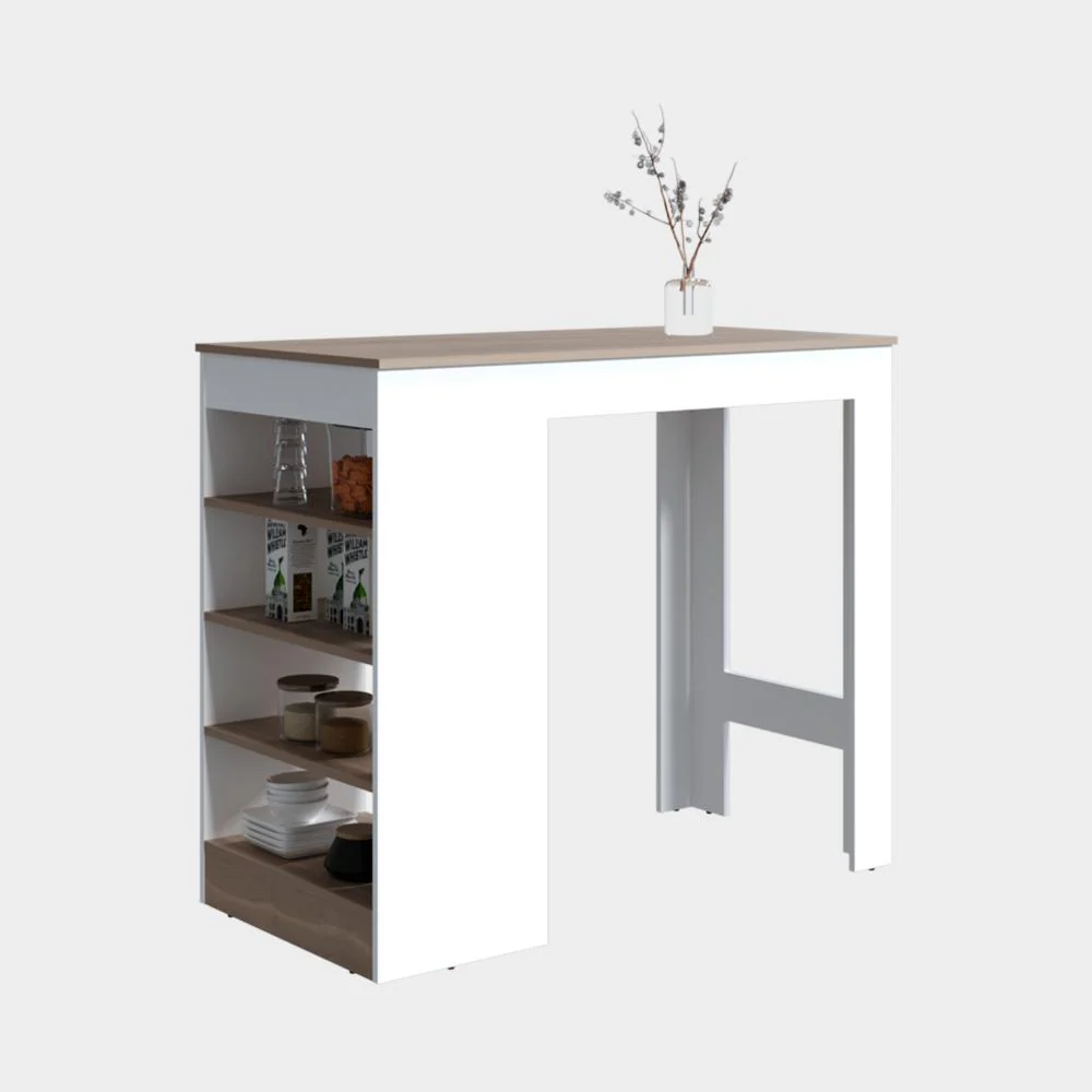 BARRA AUXILIAR DE COCINA GREER, BLANCO DUQUEZA Y BARDOLINO, CON ESPACIO PARA UBICAR OBJETOS DE COCINA - Image 2