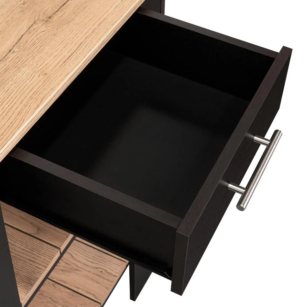 BARRA DE COCINA CALA 23, WENGUE Y MACADAMIA, CON AMPLIA SUPERFICIE EN LA MESA - Image 10