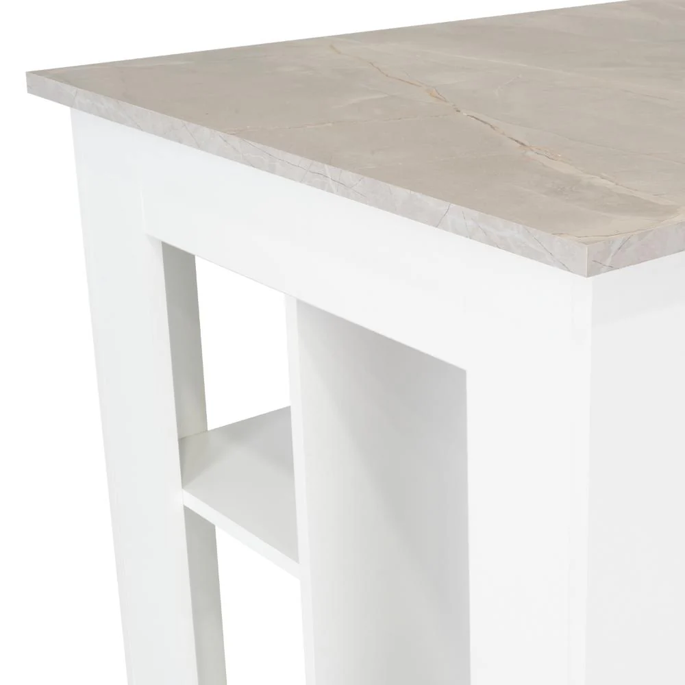 BARRA DE COCINA CALA, BLANCO Y IBIZA, CON AMPLIA SUPEICIE EN LA MESA ZF - Image 9