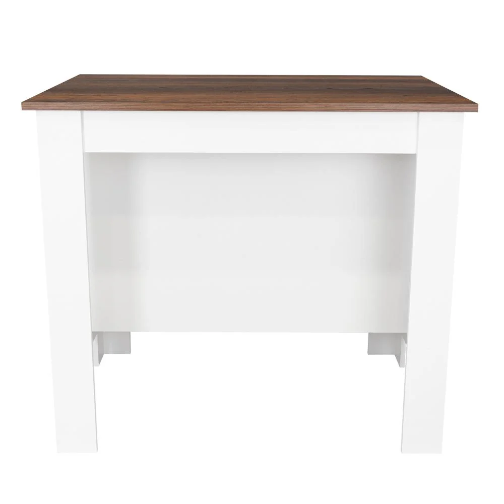 BARRA DE COCINA CALA, BLANCO Y COBRE, CON AMPLIA SUPEICIE EN LA MESA    ZF - Image 7