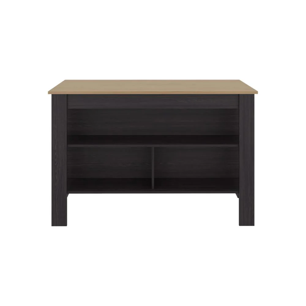 Barra de Cocina Cala, Kronos Wengue y Kronos Fresno, Con amplia superficie en la mesa ZF - Image 5