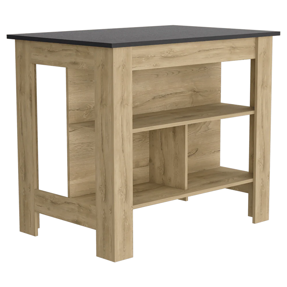 BARRA DE COCINA CALA, MACADAMIA Y WENGUE , CON AMPLIA SUPERFICIE EN LA MESA - Image 3