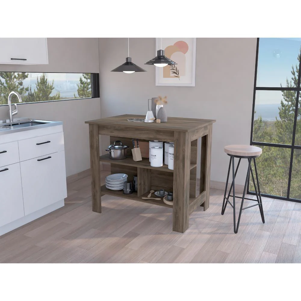 BARRA DE COCINA CALA, NOGAL, CON AMPLIA SUPERFICIE EN LA MESA  ZF - Image 3