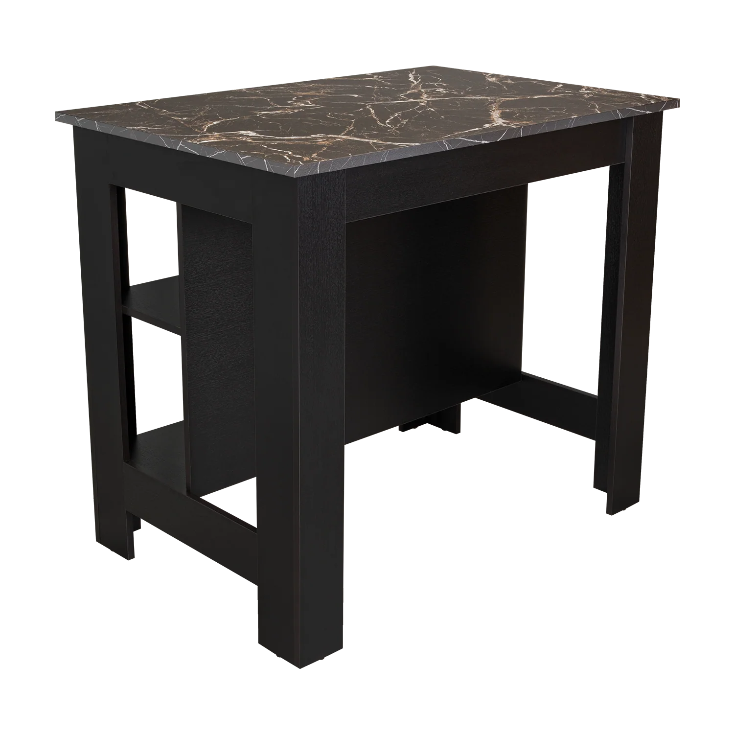 Barra de Cocina Cala, Wengue Y Mamba, Con amplia superficie en la mesa - Image 6