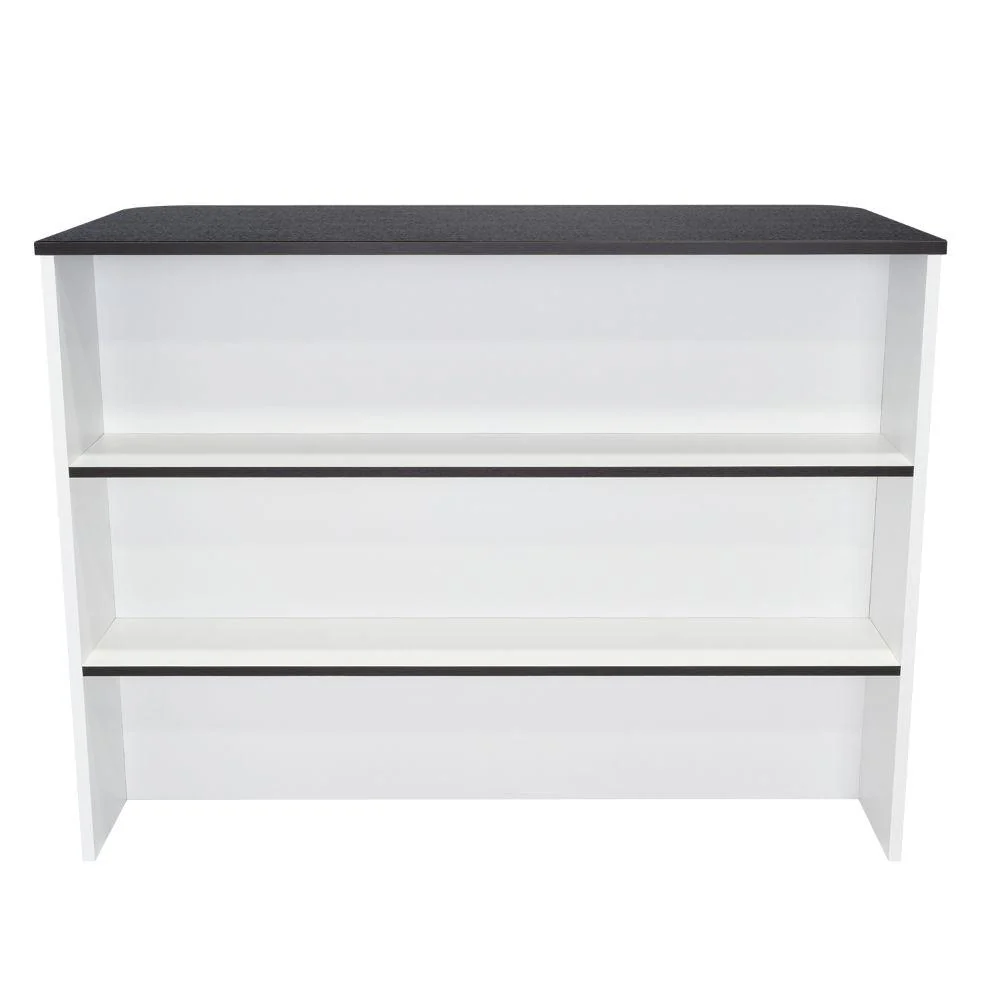 BARRA DE COCINA DIAMANTE, WENGUE Y BLANCO CON DOS ENTREPAÑOS - Image 9