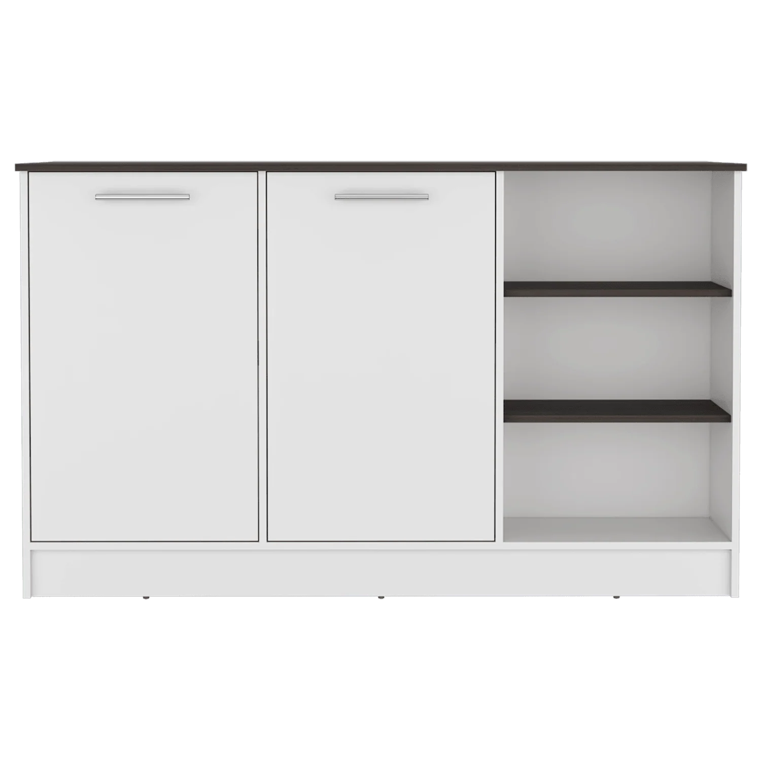 BARRA DE COCINA GINGER, BLANCO Y MILAN, CONTIENE TRES ENTREPAÑOS PARA GUARDAR OBJETOS DE COCINA - Image 7