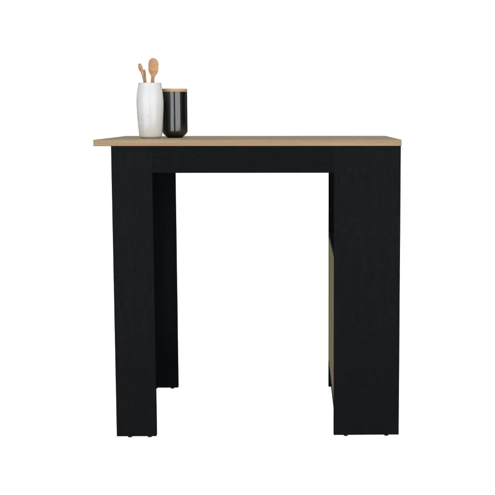 BARRA DE COCINA MIRLIN, WENGUE Y FRESNO, CON DISEÑO MODERNO DE FÁCIL ARMADO ZF - Image 2