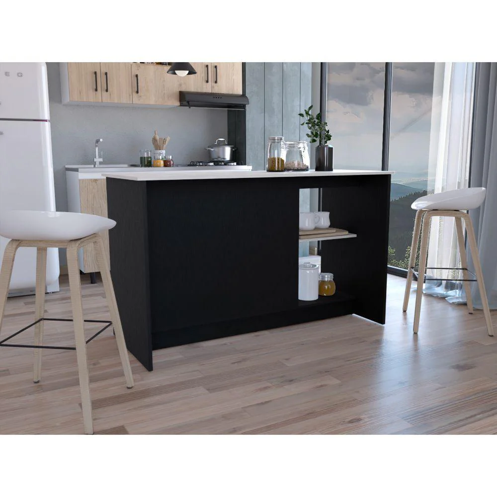BARRA DE COCINA SAMARA, WENGUE E IBIZA, CON TRES ENTREPAÑOS ZF - Image 3