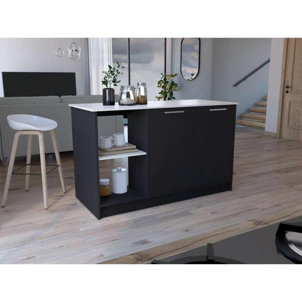 BARRA DE COCINA SAMARA, WENGUE E IBIZA, CON TRES ENTREPAÑOS ZF - Image 4